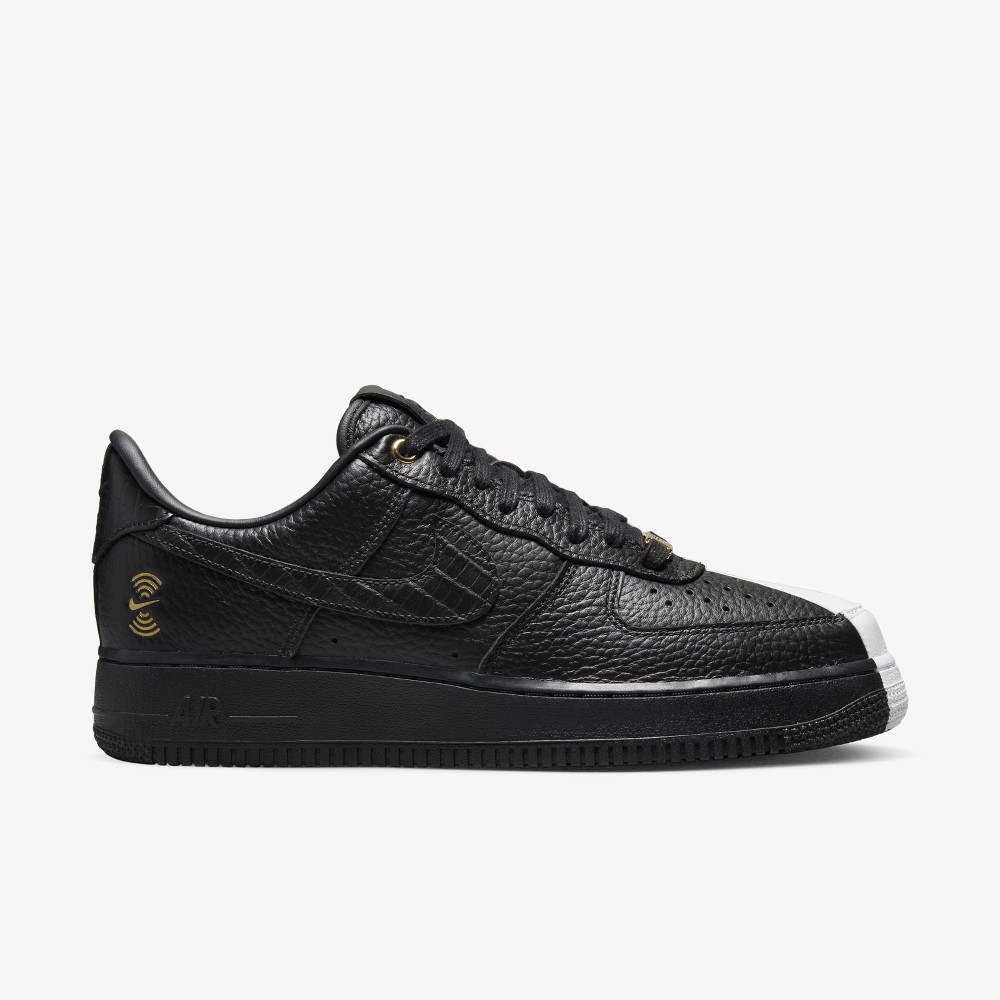 Nike air cheap force schwarz croco